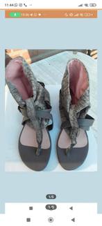 Nieuw! Stoere design sandalen van Dick Boons, 37 grijs, Verzenden, Nieuw, Sandalen of Muiltjes, Grijs