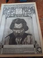 Paginagrote afbeelding Jan Toorop 1918, Verzamelen, Ophalen of Verzenden, Voor 1920, Knipsel(s)