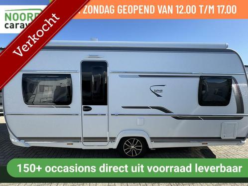 FENDT SAPHIR 465 SFB, FRANSBED, RONDZIT, MOVER, CASS.LUIFEL, Caravans en Kamperen, Caravans, Bedrijf, tot en met 4, 1250 - 1500 kg