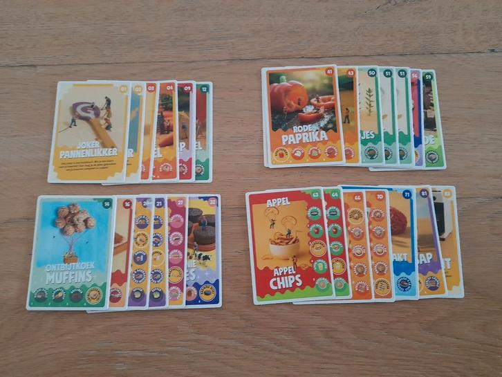 Jumbo 'Samen Lekker Cheffen' Kaartjes, Hobby en Vrije tijd, Gezelschapsspellen | Kaartspellen, Zo goed als nieuw, Een of twee spelers