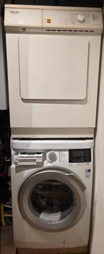Miele droger en AEG wasmachine 9 kg (klep la afwezig), Witgoed en Apparatuur, Was-droogcombinaties, Ophalen, Gebruikt, Minder dan 85 cm