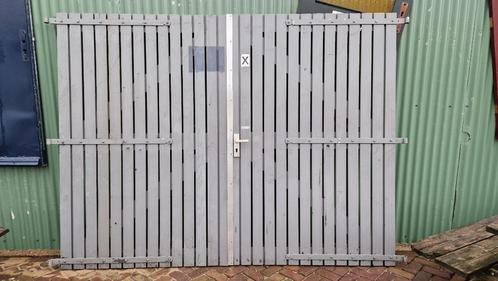 Dubbele deuren schuurdeuren ( 080 ), Doe-het-zelf en Verbouw, Deuren en Horren, Gebruikt, Binnendeur, 200 tot 215 cm, 80 tot 100 cm