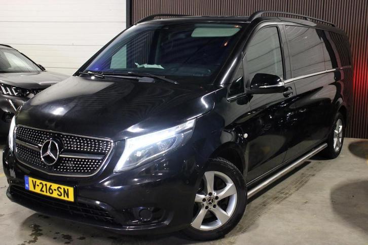 Mercedes-Benz Vito 119 CDI Extra Lang DC Leder Standk. Stoel, Auto's, Bestelauto's, Bedrijf, Te koop, ABS, Achteruitrijcamera
