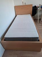 Malm 1 persoons bed type hoog, Huis en Inrichting, 90 cm, Eenpersoons, Wit, Ophalen of Verzenden