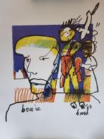 Poster Herman Brood met David Bowie, Ophalen