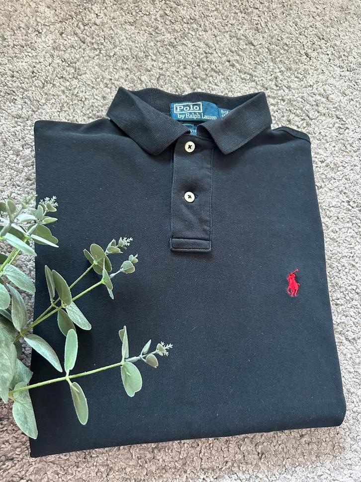 Ralph Lauren Poloshirt - Zwart, Kleding | Heren, Polo's, Zo goed als nieuw, Maat 46 (S) of kleiner, Zwart, Ophalen of Verzenden