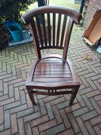 Houten Eetkamerstoelen - Set van 4, Huis en Inrichting, Stoelen, Ophalen, Gebruikt, Bruin, Klassiek