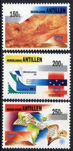 Nederlandse antillen nvph nrs. 1034/1036 Brasiliana zegels, Postzegels en Munten, Postzegels | Nederlandse Antillen en Aruba, Ophalen of Verzenden