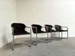 Vintage design stoelen Rinaldi jaren 80 midcentury 80s, Ophalen, Gebruikt, Metaal, Vier