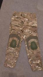 Multicam broek met kniebeschermers, Overige gebieden, Ophalen of Verzenden, Landmacht, Kleding of Schoenen