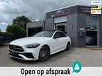 Mercedes-Benz C-klasse 200 AMG PANO-CAMERA-SFEER-CARPLAY, Zwart, 4 cilinders, 1650 kg, Wit