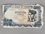 Bankbiljet Spanje 500 pesetas 1971, Ophalen of Verzenden