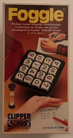 Spel Foggle van Clipper Boggle maar dan met cijfers, Ophalen of Verzenden, Zo goed als nieuw