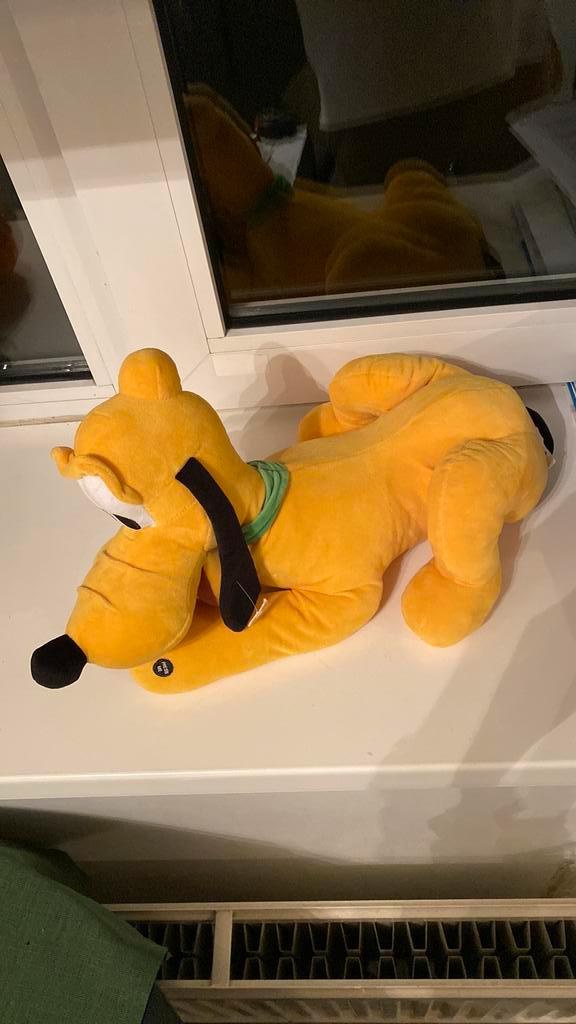 Pluto mickey mouse, Kinderen en Baby's, Speelgoed | Hobbelfiguren, Zo goed als nieuw, Ophalen of Verzenden