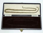 Antiek gouden ketting (van dun naar dik naar dun), Ophalen of Verzenden, Zo goed als nieuw, Goud, Goud