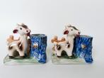 Retro vintage keramiek beeldjes vaas bokje / geit Italy ?, Verzenden