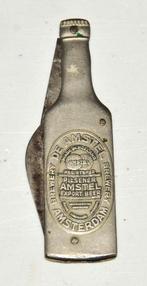 Leuk zakmes flesopener van Amstel Bier Amsterdam, Verzamelen, Biermerken, Ophalen of Verzenden, Zo goed als nieuw, Flesopener