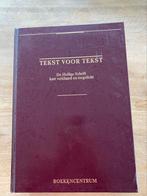 Tekst voor tekst - De Heilige Schrift kort verklaard 2e druk, Ophalen of Verzenden, Zo goed als nieuw, Christendom | Protestants