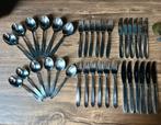 Vintage Gero Zilmeta complete bestekset 1960 87-delig, Gebruikt, Verzenden, Vaatwasserbestendig, Zilver