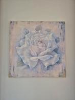 Mooi schilderij "Roos", Huis en Inrichting, Woonaccessoires | Schilderijen, Tekeningen en Foto's, Ophalen, 50 tot 75 cm, Zo goed als nieuw