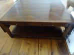 Salontafel, donker hout, Ophalen, Gebruikt, Rechthoekig, Eikenhout