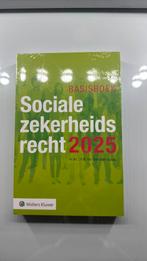 Basisboek sociale zekerheidsrecht 2025, Ophalen of Verzenden, Zo goed als nieuw