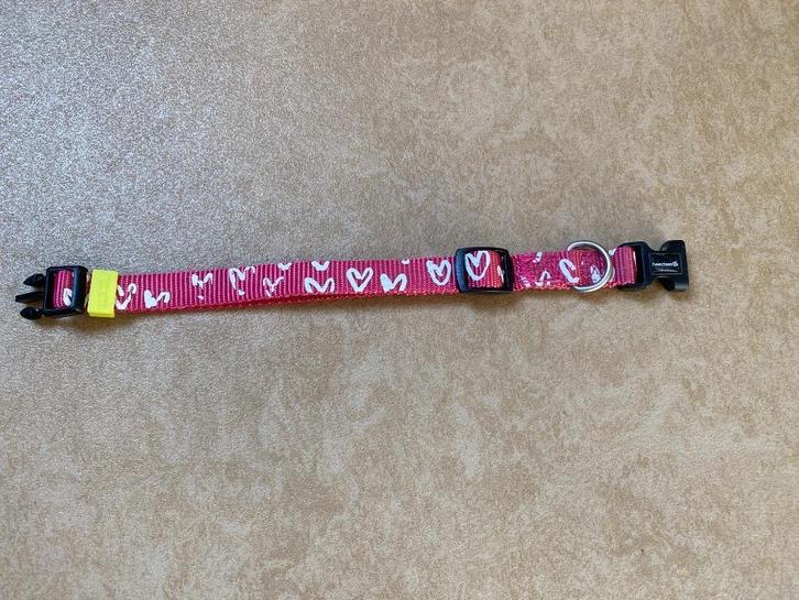 Beeztees (M) en Flamingo (S) halsband, Dieren en Toebehoren, Hondenhalsbanden en Penningen, Zo goed als nieuw, Ophalen of Verzenden