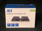 ACT HDMI over ip Extender set AC7850 (nieuw), Nieuw, HDMI, Ophalen of Verzenden