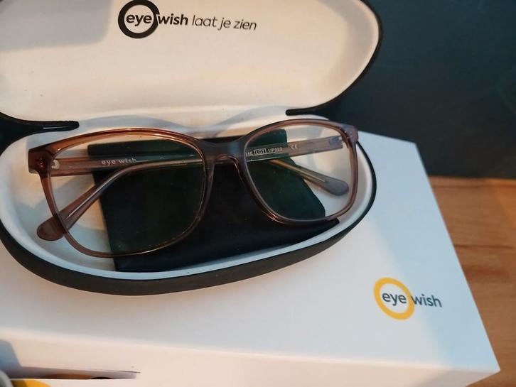 Beeldschermbril Eyewish met sterkte voor lezen., Sieraden, Tassen en Uiterlijk, Zonnebrillen en Brillen | Dames, Zo goed als nieuw
