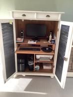 Computer Kast met Opbergruimte, Huis en Inrichting, Kasten | Computermeubels, Ophalen, Gebruikt, 70 tot 120 cm, 120 tot 170 cm