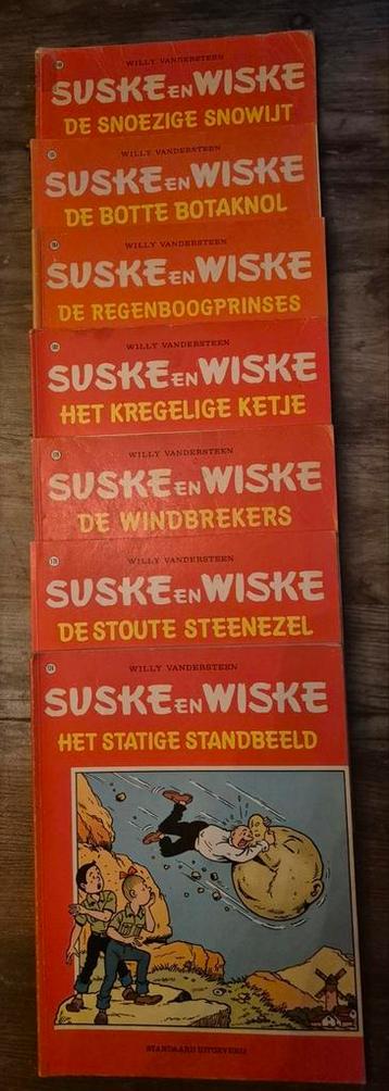 7x Suske en Wiske 1ste druk tussen 174 en 189 beschikbaar voor biedingen