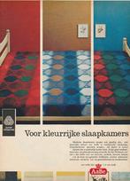 Retro reclame 1965 AaBe wollen dekens kleurige kamers, Verzamelen, Verzenden, Overige typen