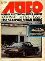 Autovisie test Saab 900 Sedan Turbo 1980, Ophalen of Verzenden, Gelezen, Overige merken