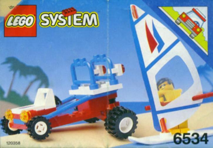 Lego | Classic Town | Strandbandiet | 6534, Kinderen en Baby's, Speelgoed | Duplo en Lego, Gebruikt, Lego, Complete set, Ophalen of Verzenden