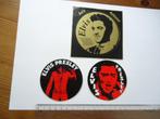 sticker oud Elvis Presley the king pop popmuziek jaren 70, Verzamelen, Verzenden, Zo goed als nieuw, Bedrijf of Vereniging