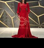 Rood vurig kleur avond dress. Maat 38, Maat 38/40 (M), Galajurk, Ophalen of Verzenden, Zo goed als nieuw
