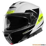 Schuberth C5 Eclipse Systeemhelm, Wit-Geel, Ophalen of Verzenden, Nieuw met kaartje