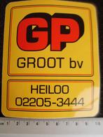 sticker GP Groot heiloo logo, Verzenden, Zo goed als nieuw, Bedrijf of Vereniging
