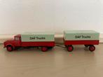 Oude Daf Torpedo vrachtwagen met aanhanger van Lion Car, Hobby en Vrije tijd, Modelauto's | Overige schalen, Ophalen of Verzenden