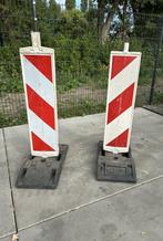 Kunststof geleidebaak/geleidebaken/verkeers schildjes set, Ophalen, Gebruikt