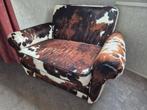 Koeienhuid loveseat / Bank te koop aangeboden, Ophalen, Gebruikt, Tweepersoons, Landelijk