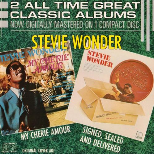 STEVIE WONDER CD MY CHERIE AMOUR+SIGNED SEALED AND DELIVERED, Cd's en Dvd's, Cd's | Pop, Ophalen of Verzenden
