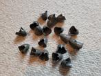 Partij M536=20x Lego ridder helmen donker grijs, Lego, Lego, Gebruikt, Lego