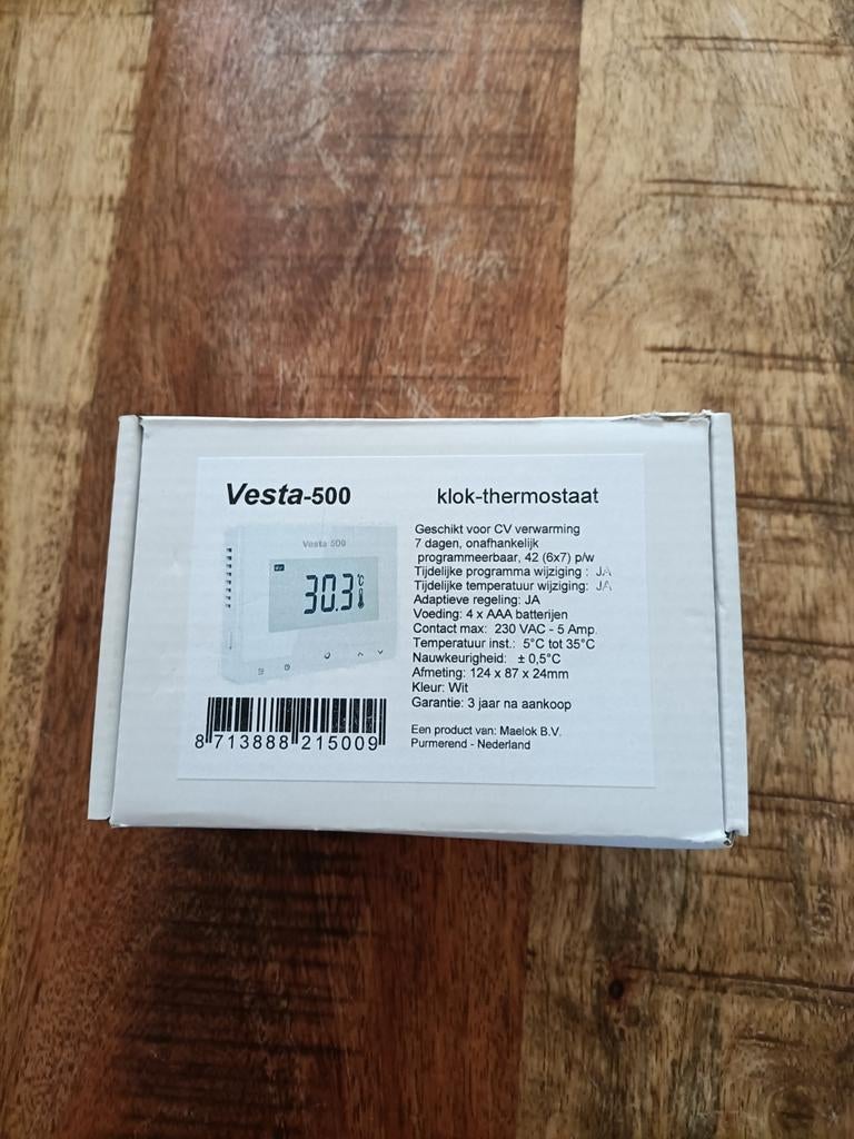 Vesta 500 klok thermostaat, Verzenden, Nieuw