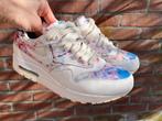 Nike Air Max 1 Floral Cherry Blossom maat 38,5, Wit, Nike, Ophalen of Verzenden, Sneakers of Gympen