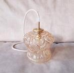 Vintage hanglamp | Jaren 60 lamp | Bubble lamp | amber kleur, Ophalen of Verzenden