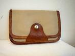 Louis Feraud leren mapje, Sieraden, Tassen en Uiterlijk, Tassen | Damestassen, Ophalen of Verzenden, Zo goed als nieuw, Bruin