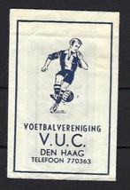 2831 (VOETBAL) V.U.C. Den Haag, Ophalen of Verzenden, Nederland