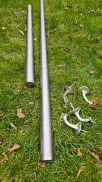 Trapleuning RVS incl. Beugels., Ophalen, Gebruikt, 2 tot 4 meter
