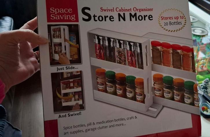 Draaibaar Kruidenrek - Swivel Spice Rack Organizer, Huis en Inrichting, Keuken | Keukenbenodigdheden, Nieuw, Ophalen